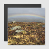 Rainbow Rannoch Moor Postcard Poster Magnetkarte (Vorne/Hinten)