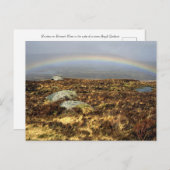 Rainbow Rannoch Moor Postkarte (Vorne/Hinten)