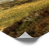 Rainbow Rannoch Moor Scotland Postcard Poster (Ecke)