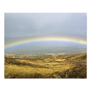 Rainbow Rannoch Moor Scotland Postcard Poster Foto