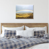 Rainbow Rannoch Moor Scotland Postcard Poster Foto Leinwanddruck (Insitu (Schlafzimmer))