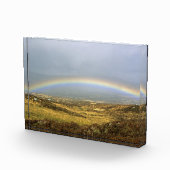 Rainbow Rannoch Moor Scotland Postcard Poster Fotoblock (Rechts)