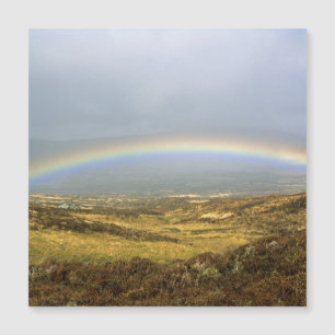 Rainbow Rannoch Moor Scotland Postcard Poster Magnetkarte