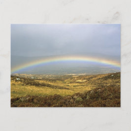 Rainbow Rannoch Moor Scotland Postkarte