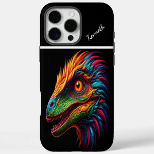 Rainbow Raptor iPhone 16 Pro Max Hülle