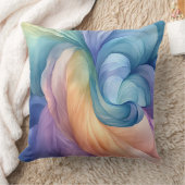 Rainbow-Rauch-Swirbelmuster Kissen (Decke)