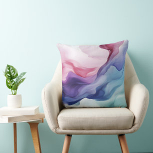 Rainbow-Rauch-Swirbelmuster Kissen