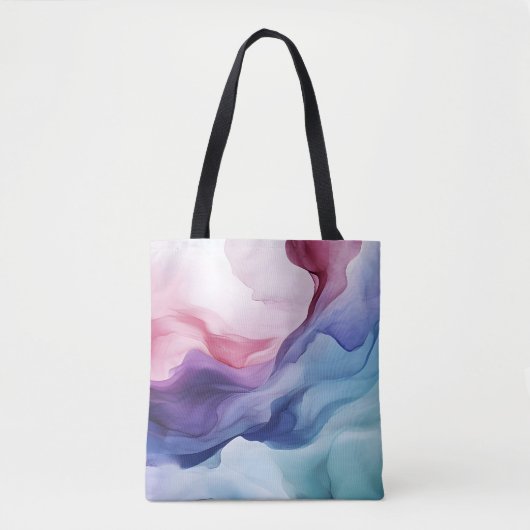 Rainbow-Rauch-Swirbelmuster Tasche (Vorderseite)
