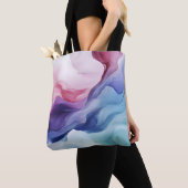 Rainbow-Rauch-Swirbelmuster Tasche (Von Nahem)