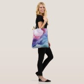 Rainbow-Rauch-Swirbelmuster Tasche (Am Model)