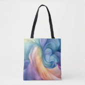 Rainbow-Rauch-Swirbelmuster Tasche (Vorderseite)