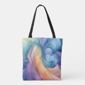 Rainbow-Rauch-Swirbelmuster Tasche (Rückseite)