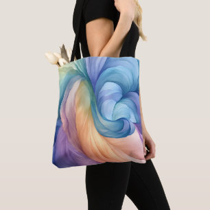 Rainbow-Rauch-Swirbelmuster Tasche