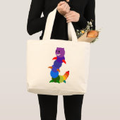 RAINBOW-RAUPE JUMBO STOFFBEUTEL (Vorderseite (Produkt))