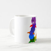 RAINBOW-RAUPE KAFFEETASSE (Vorderseite Links)