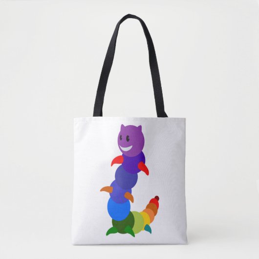 RAINBOW-RAUPE TASCHE (Vorderseite)