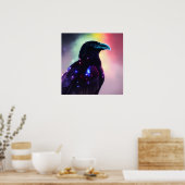 Rainbow Raven Poster (Küche)