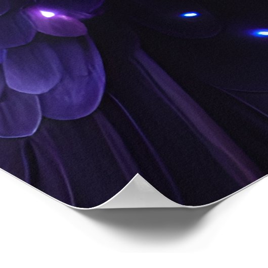 Rainbow Raven Poster (Ecke)