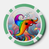 Rainbow Ray Poker Chip (Rückseite)