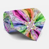 Rainbow Rays Krawatte (Gerollt)