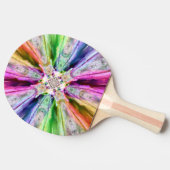 Rainbow Rays Ping Pong Paddle Tischtennis Schläger (Seitenansicht)
