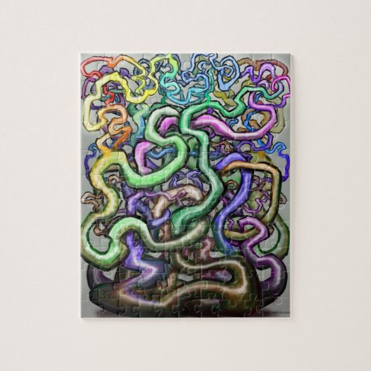 Rainbow-Reben Puzzle (Vertikal)