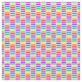 Rainbow-Rechteck-Muster Stoff (Nahaufnahme)