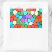 Rainbow Rechteckiger Aufkleber (Tasche)