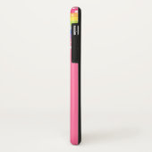 Rainbow Red Rosa Name iPhone Case (Hinten/Links)