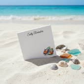 Rainbow Reef Flip Flops, custom Post-it Klebezettel