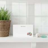 Rainbow Reef Flip Flops, custom Post-it Klebezettel