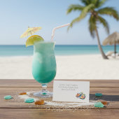 Rainbow Reef Flip Flops, custom Visitenkarte