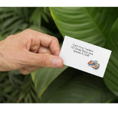 Rainbow Reef Flip Flops, custom Visitenkarte