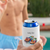 Rainbow Reef Flip Flops, individuell Dosenkühler