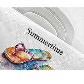 Rainbow Reef Flip Flops, individuell Geschirrtuch