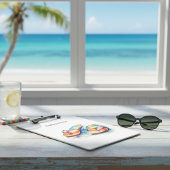 Rainbow Reef Flip Flops, individuell Klemmbrett