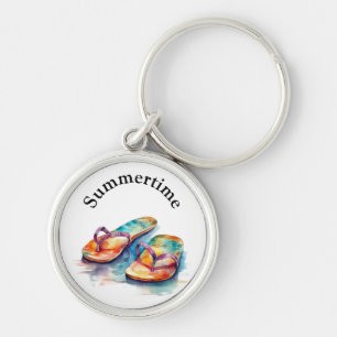 Rainbow Reef Flip Flops, individuell Schlüsselanhänger
