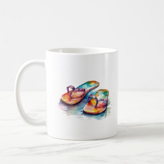 Rainbow Reef Flip Flops Kaffeetasse (Links)