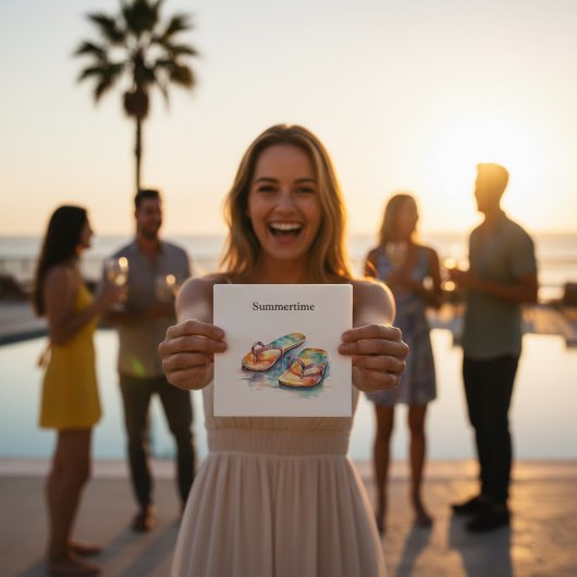 Rainbow Reef Flip Flops Serviette