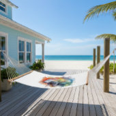 Rainbow Reef Manatee, kundenspezifisch Badehandtuch