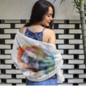 Rainbow Reef Manatee, kundenspezifisch Badehandtuch