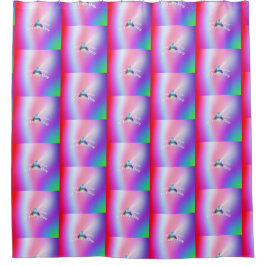 Rainbow Reflections Duschvorhang