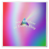 Rainbow Reflections Fliese (Vorderseite)