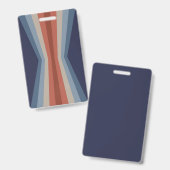 Rainbow-Reflektion im Retrostil Ausweis (Vorder- & Rückseite)