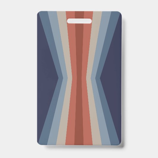 Rainbow-Reflektion im Retrostil Ausweis (Vorderseite)