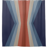 Rainbow-Reflektion im Retrostil Duschvorhang (Vorderseite)