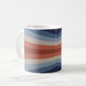 Rainbow-Reflektion im Retrostil Kaffeetasse (Vorderseite Links)