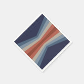 Rainbow-Reflektion im Retrostil Serviette (Ecke)