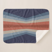 Rainbow-Reflektion im Retrostil Sherpadecke (Vorderseite (Horizontal))