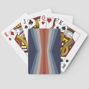 Rainbow-Reflektion im Retrostil Spielkarten